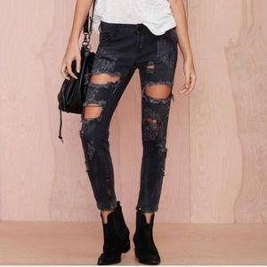 One teaspoon black wash free bird size 27